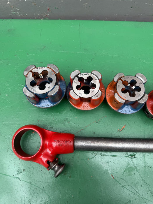 Ridgid 00-RB Bolt Threader Die Heads.  Great Set.  #3