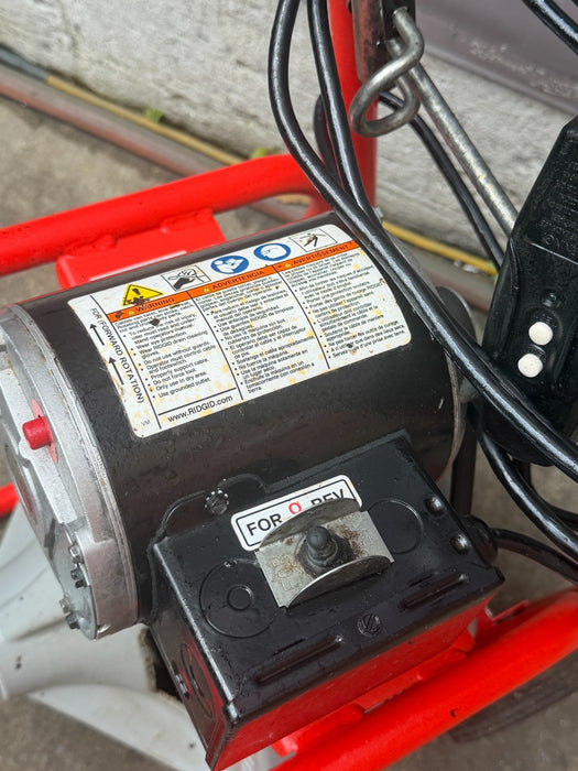 RIDGID K-400 Drain Cleaning Snake Auger Drum Machine 120V 75ft Cable #8