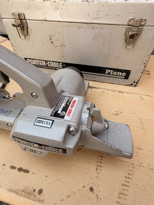 Rockwell Model 126 Porta-Plane Electric Planer Porter Cable with Case