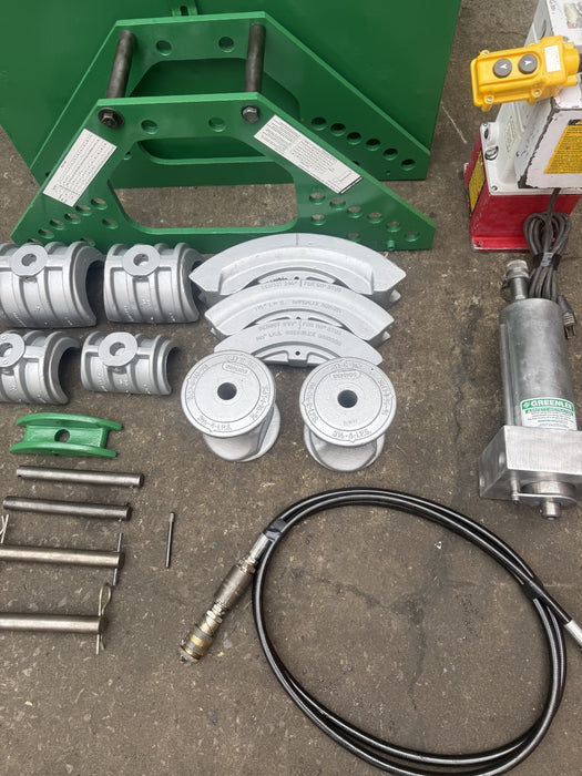 Greenlee 777  Hydraulic Conduit Pipe Bender  1-1/4" to 4" Rigid & SPX Pump.