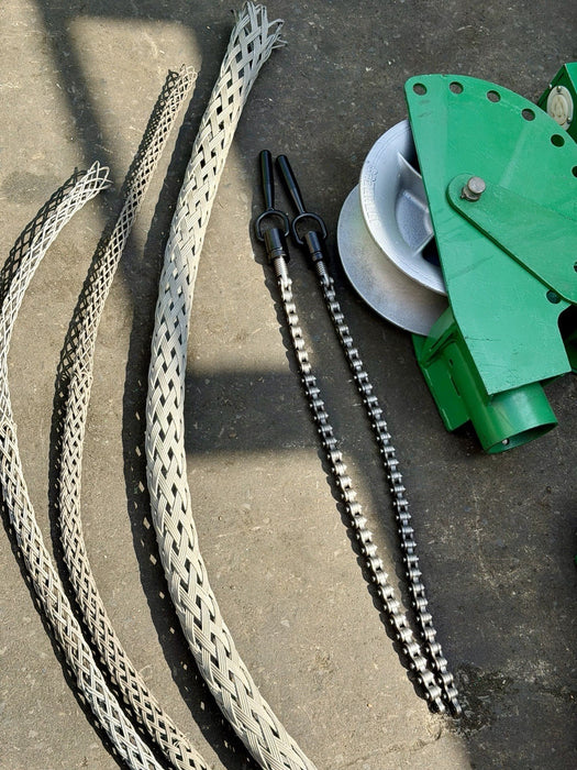 Greenlee 6805 8000 LBS 6800 Ultra Tugger Cable Puller Tugger Set  Excellent✅