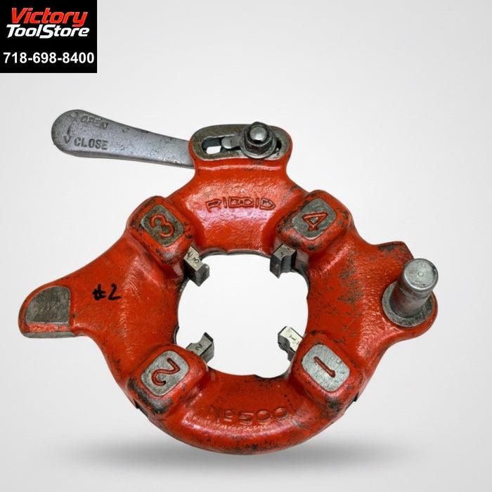 RIDGID 500 Pipe Threader Mono Die Head, 2" NPT, Heavy Duty, #2