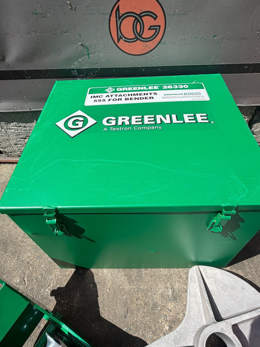 Greenlee IMC Shoe & Roller Set 1-1/2" 2" New Open Box Conduit Bender 1