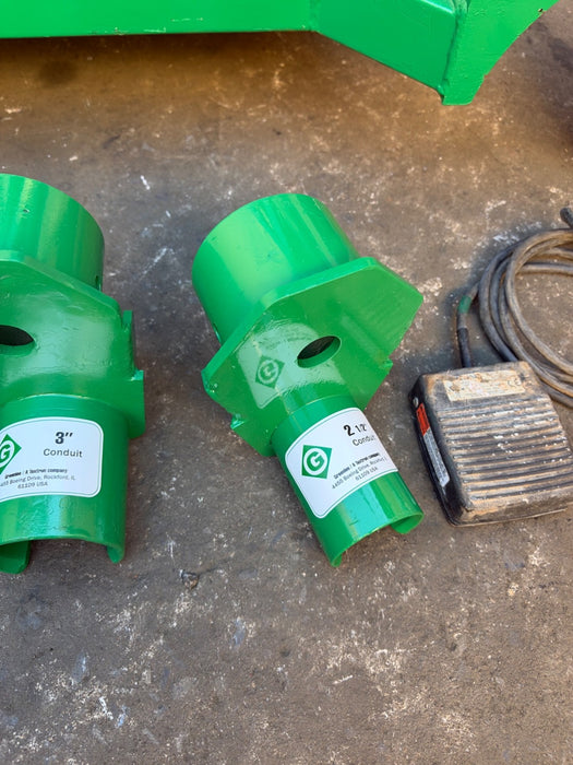 Greenlee UT10 Cable Puller w/ Mobile VersiBoom, 2.5-5" Adapters, 10000lb