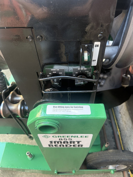 Greenlee 855 Electric Smart Bender 1/2” to 2” Rigid IMC EMT **WORKS GREAT** #2