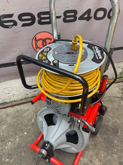 RIDGID K-400 Drain Cleaning Snake Auger Drum Machine 120V 75ft Cable #3