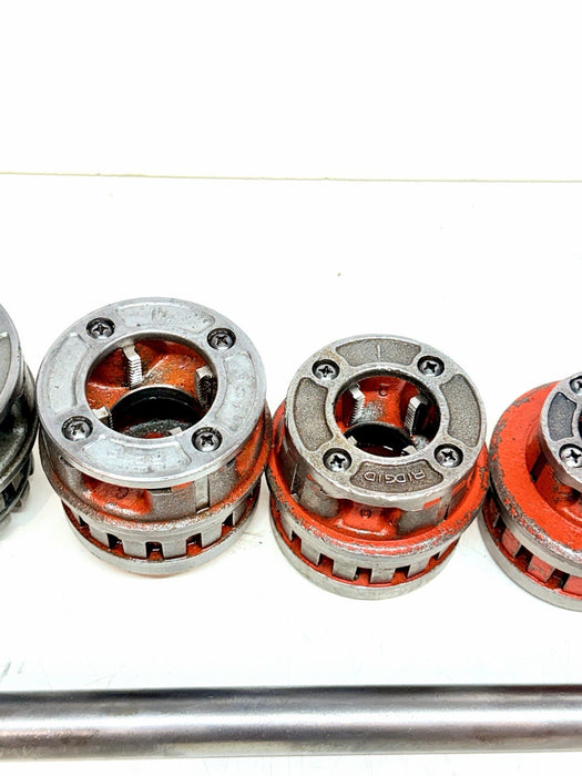 Ridgid 12-R Pipe Threader Die Head Set & Ratchet Head 12R  1/2" - 2" Dies #BG3