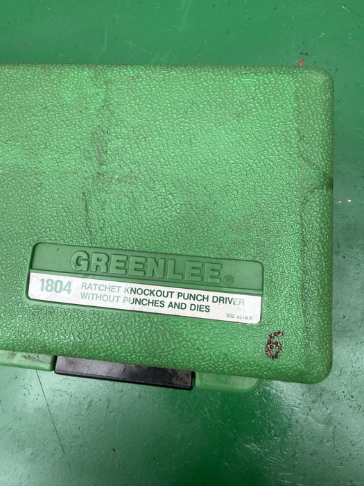 Greenlee 1804 SB  Ratchet Punch Driver.  Knockout.  Brand New. #6