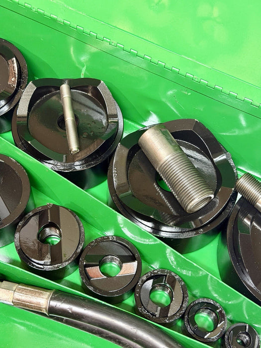 Greenlee 7310SB Slug Buster Knockout Punch Set 1/2 “- 4" Conduit Refurbished BG8