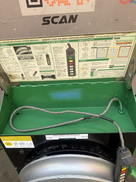 Greenlee 555 SBC Speed Bender 1/2 - 2” EMT IMC Rigid Bender Digital Pendant