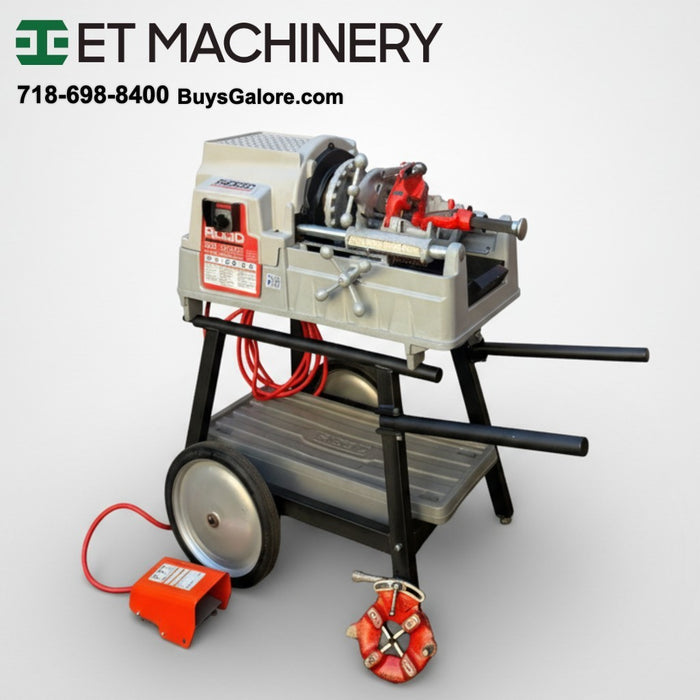 2024  RIDGID 535 V3 Pipe Threading Machine w/ Universal Cart & 811A Dies ET4