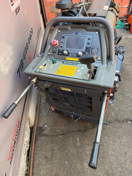 2016 Husqvarna FS-5000D Walk Behind Concrete Saw 26" Working Great VIDEO 421HRS