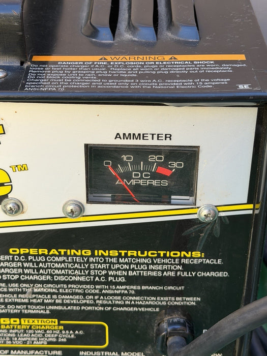 Power Wise 36 Volt EZ-GO Textron Golf Cart Battery Charger Model #28115 G04