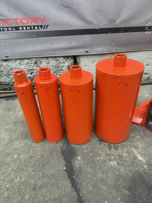 Weka DK22 Core Drill Motor and M2 Core Bore Stand with Bits.  Nice Shape. #2