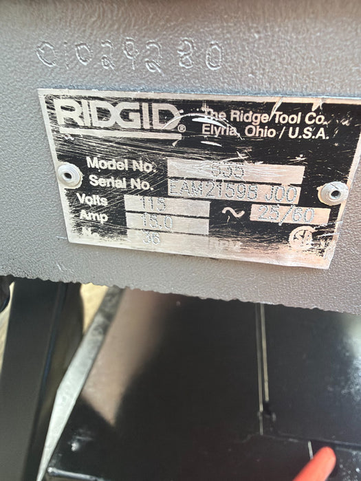 RIDGID 535 V2 Pipe Threading Machine Die Head & 2 Teeth