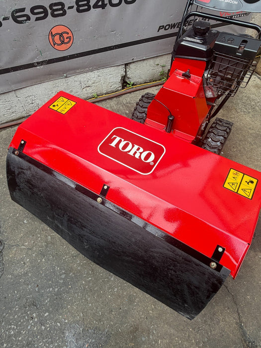 TORO 36" Walk-Behind Rotary Broom Kohler 208cc Power Steering Commercial #4