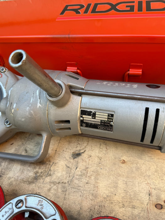 Ridgid 700 Pipe Threader Machine W/ith 1/2"-2" 12r Dies & Box #3