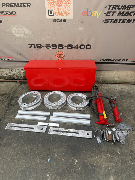 Enerpac Mini Eegor Conduit Bender 1 1/4 to 2 inch EMT Rigid Hydraulic Pump EH 84