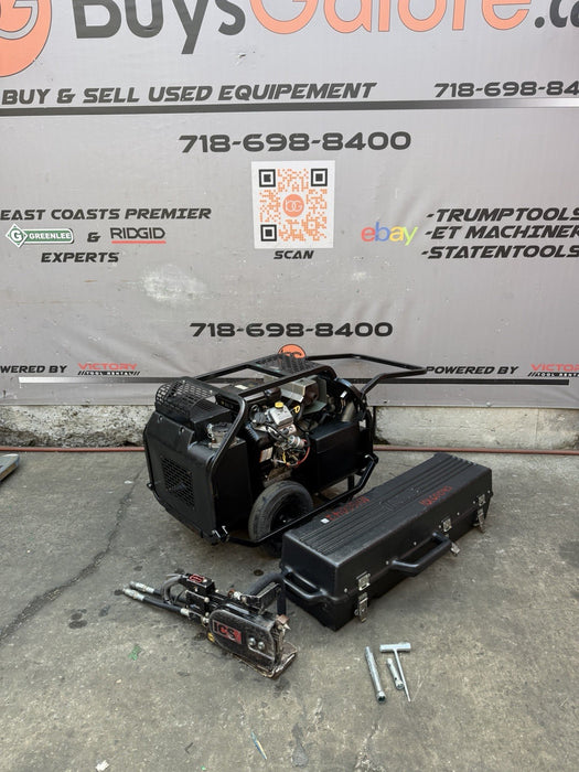 ICS Hydraulic Power Unit 890F4P95 and Concrete Saw 890F4 121HRS Great Condition