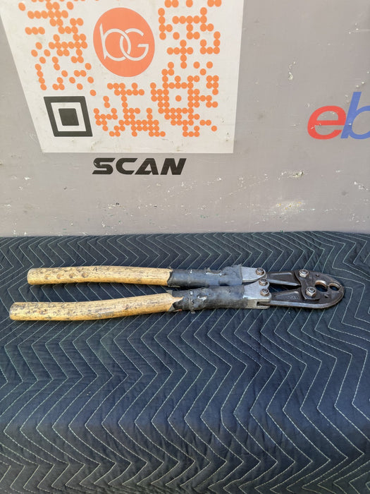 Kearney Manual Compression Crimper 26" Nice Condition #4