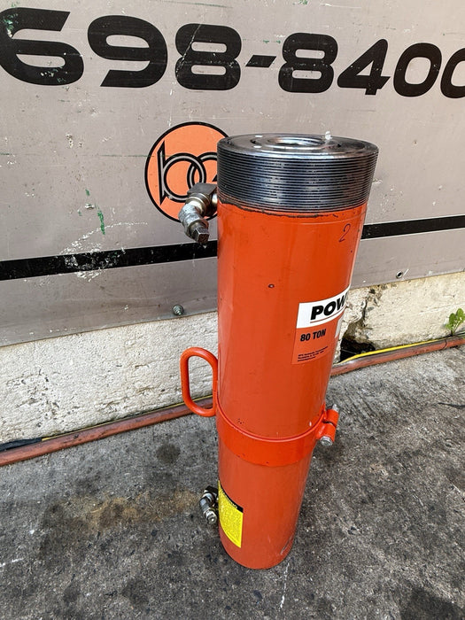 SPX Power Team - RD8018 - 80 Ton hydraulic cylinder/portapower - 18” Stroke Mint
