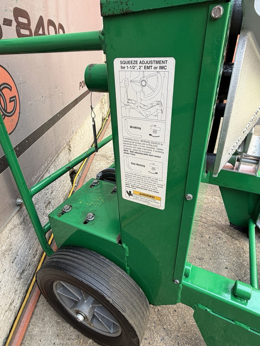 Greenlee 555C Electric Bender Classic 1/2-2" Conduit Pipe Bender Refurbished EG9