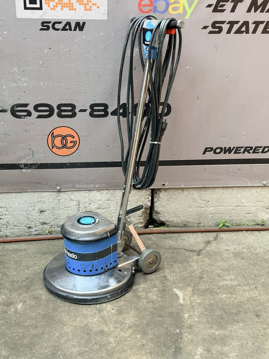 TORNADO High Speed Floor Scrubber Buffer Polisher, 18 in, 1725 RPM, 115 V