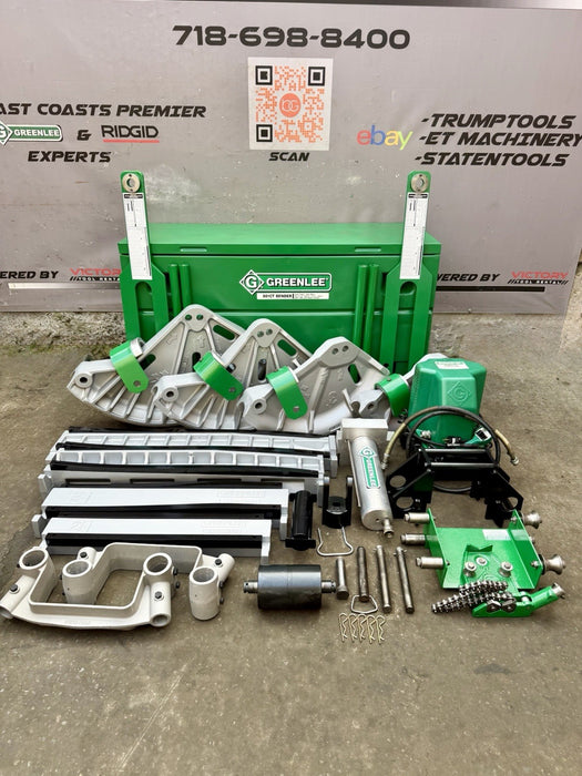 GREENLEE 881CT CAM TRACK Pipe Bender 2-1/2-4" EMT RIGID IMC, 980 Pump, Table WOW