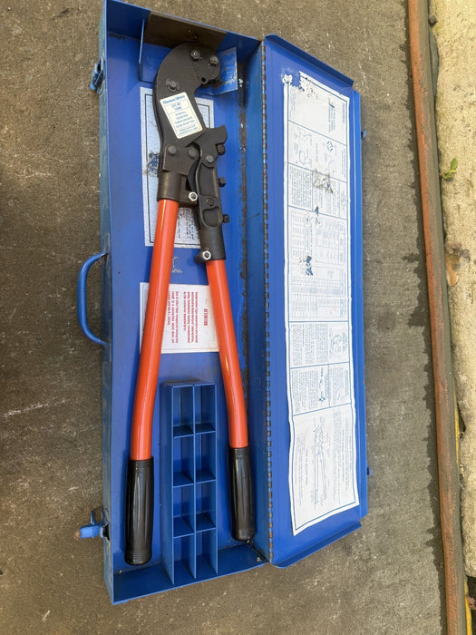 Thomas & Betts T&B TBM6S, 26" Shure Stake Ratchet Compression Crimper Tool