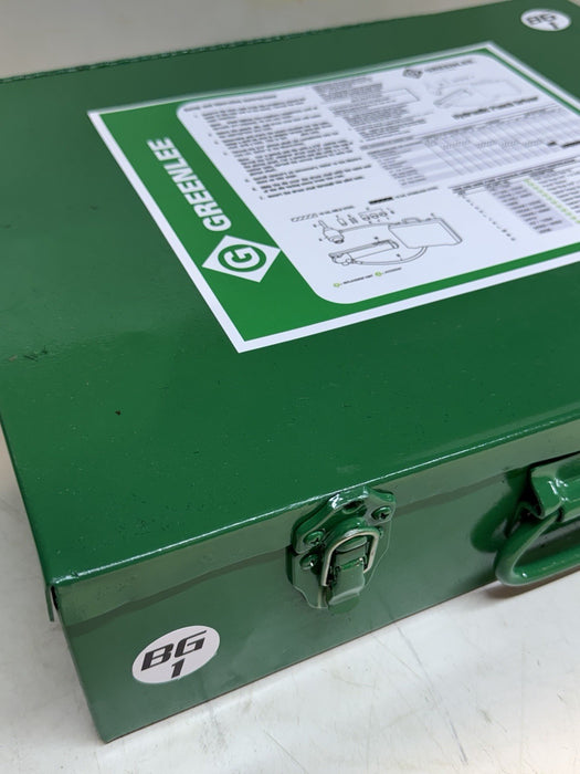 Greenlee 7310SB Slug Buster KO Knockout Punch Set 1/2" - 4" , 767 Pump & Box BG2
