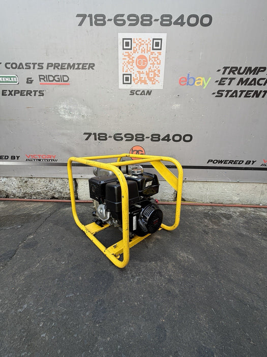 2021 Wacker Neuson PT4A 4" Portable Self-Priming Trash Water Pump Honda