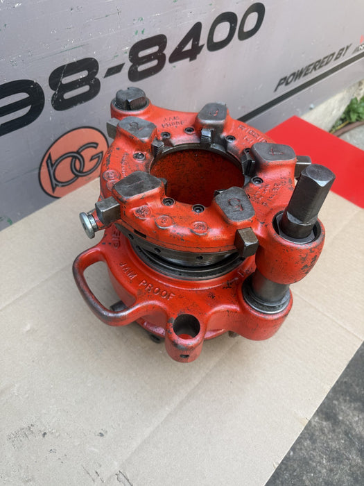 Ridgid 141 Pipe Threader Receding Geared Threading Machine, 2 1/2”-4” Jam Proof