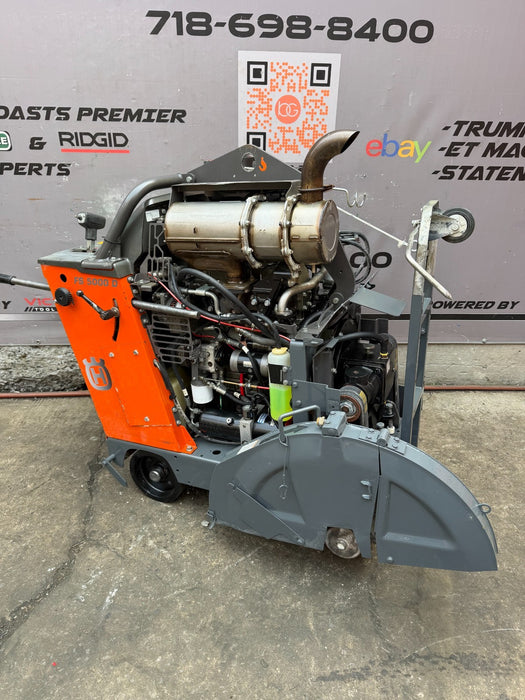 2018 Husqvarna FS-5000D 26" Walk Behind Concrete Saw 306 Hrs MINT FS5000D VIDEO