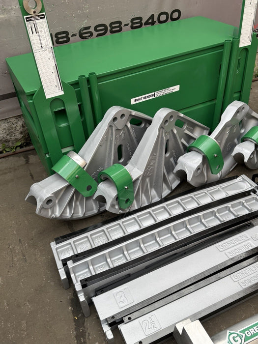 GREENLEE 881CT CAM TRACK Conduit Pipe Bender 2-1/2-4" EMT RIGID IMC, PUMP, TABLE