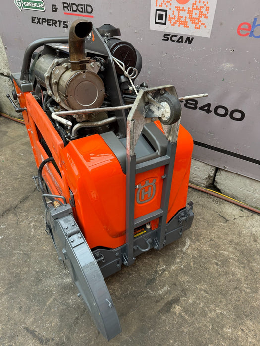 2018 Husqvarna FS-5000D 26" Walk Behind Concrete Saw 306 Hrs MINT FS5000D VIDEO