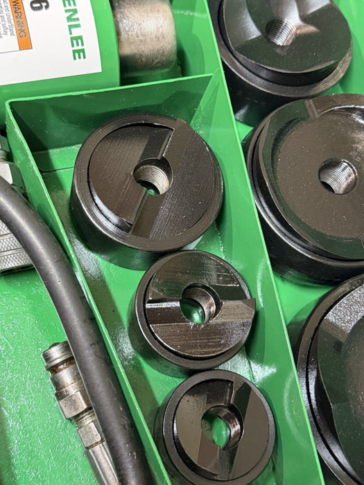 Greenlee 7310SB Slug Buster KO Knockout Punch Set 1/2" - 4" , 767 Pump & Box BG4