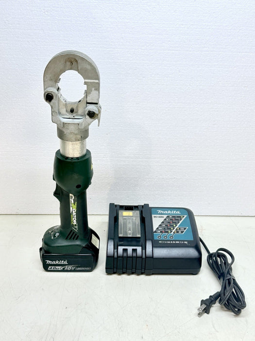 Greenlee Gator  18V  Cordless Cable Crimper, Charger, 4.0 battery