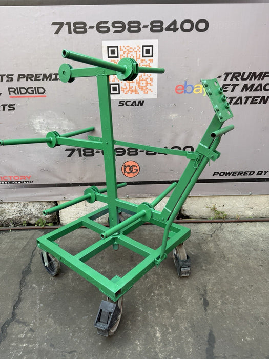 GREENLEE 910 8 SPOOL WIRE DISPENSER ASSEMBLY CART #4