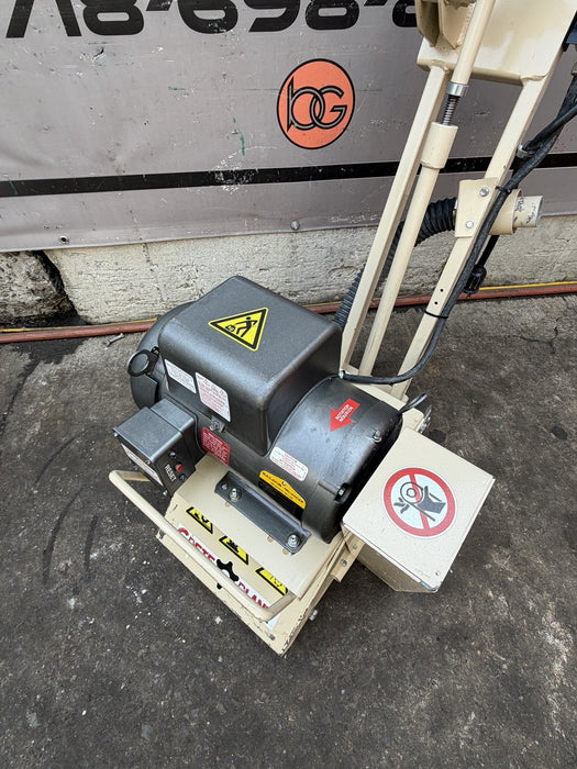 Edco CPM-8 Concrete Scarifier Grinder Electric Motor Works Fine Mint Shape 220V