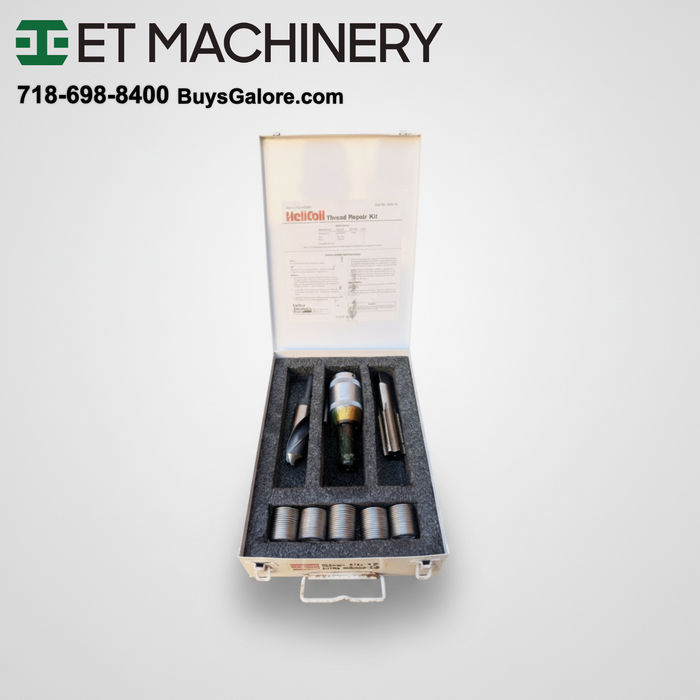 HELI-COIL Thread Repair Kit: 1-1/8"-12 Thread Size, 5528-18