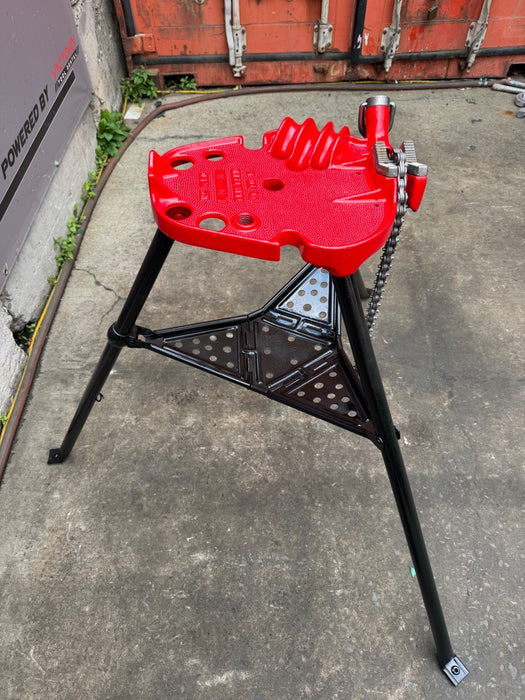 Ridgid 450 Portable Chain Pipe Vise Bench Stand - Used, Heavy Duty Work