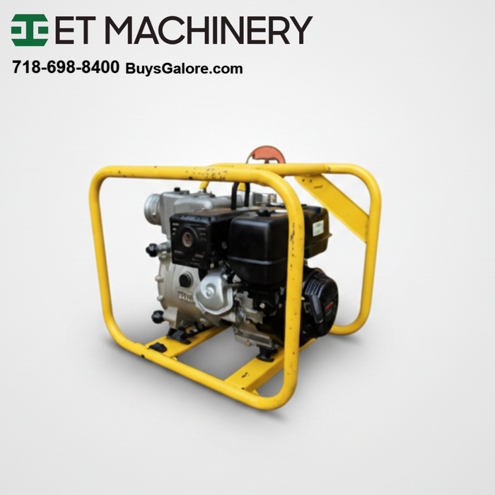 2021 Wacker Neuson PT4A 4" Portable Self-Priming Trash Water Pump Honda