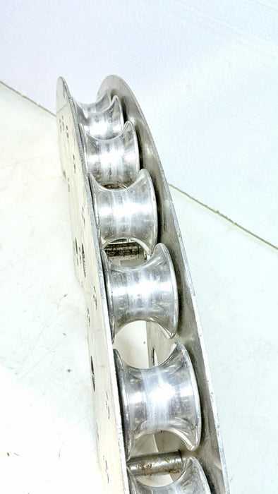 GMP 15316 11-Sheave Manhole Quadrant Block Underground Cable Puller Radius #2