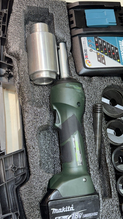 Greenlee LS100X Intelli-Punch 11-Ton Hydraulic Knockout Punch Set 1/2" - 4" #19