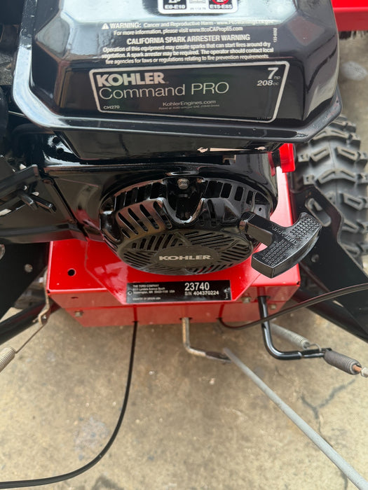 TORO 36" Walk-Behind Rotary Broom Kohler 208cc Power Steering Commercial #2