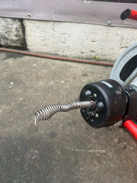RIDGID K-400 Drain Cleaning Snake Auger 120V Drum Machine 3/8"x75' #6