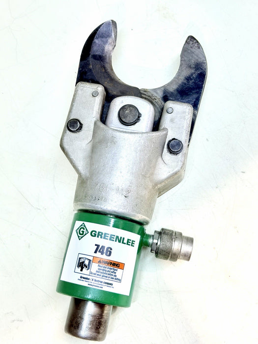 Greenlee 751-M2 Hydraulic Cable Cutter w/ 746 Greenlee Hydraulic Ram Tested BG8