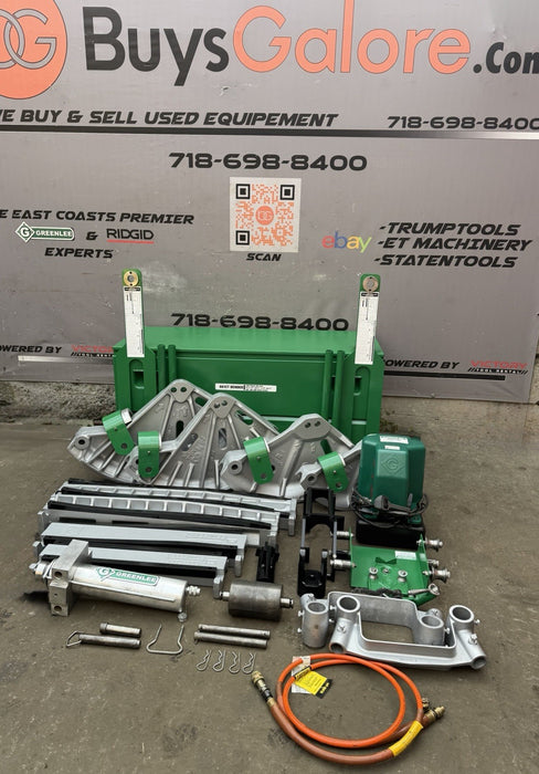 GREENLEE 881CT CAM TRACK Conduit Pipe Bender 2-1/2-4" EMT RIGID IMC, PUMP, TABLE