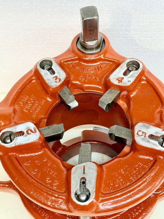 RIDGID 4PJ Jam proof pipe threader die head 2-1/2 to 4" + 2-1/2” Teeth REFURBISH