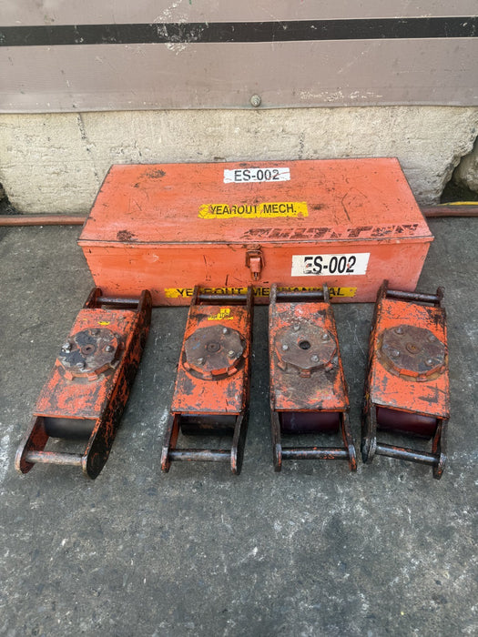 Multiton Roller Machinery Skate Roller Set Heavy Duty
